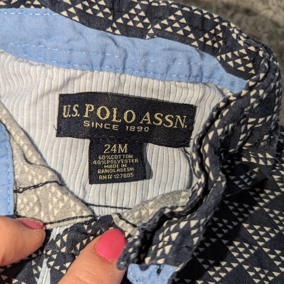 2/$30. US Polo Assn. Boys 2pc set. EUC. Shirt and shorts. Bundle!! - Picture 4 of 4